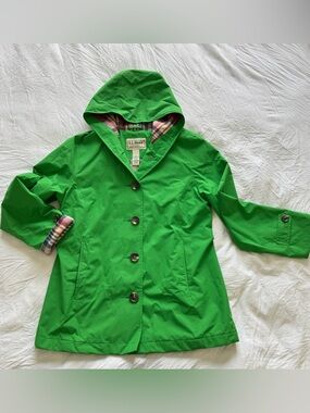 L.L. Bean Hooded Rain Jacket